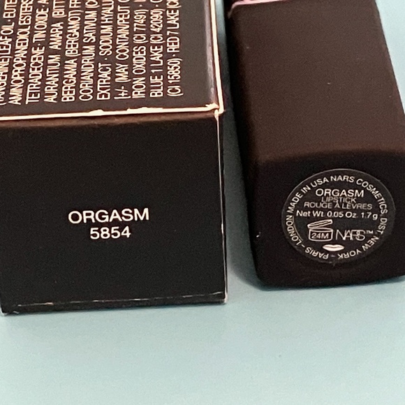 ๐ $21 - ORGASM Nars Lipstick Rare Discontinued Shade Travel .05oz New in Box - Picture 5 of 11